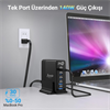 Juo 140W GaN PD 3.1 3 Type-C + 2 USB-A iPhone & MacBook & Laptop Uyumlu Şarj Aleti