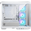 MSI MAG PANO M100R PZ WHITE USB 3.2 Tempered Glass Beyaz Micro ATX Tower Kasa