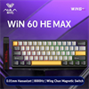 Aula Win60 HE Max Win Chun Switch Hot Swap TKL RGB Sarı Kablolu Gaming Klavye
