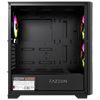 FAZEON F16 650W 80+ Bronze Tempered Glass Mesh 3x ARGB Fanlı USB 3.0 Siyah ATX Bilgisayar Kasası