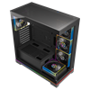 GameBooster NYVRA SYNC 850W 80+ Bronze ATX3.1 Gen5.1 SeaView ARGB ATX Mid Tower Siyah Kasa