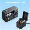Akaso Brave 4 4K/30FPS 20MP Wi-Fi Dual Screen Aksiyon Kamera ve Aksesuar Seti