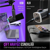 Fifine Ampligame AM8PROT XLR/USB RGB Dinamik Mikrofon Seti