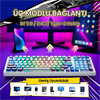Aula F99 Linear GrayWood V3 Switch Hot Swap RGB Comic Kablosuz Gaming Klavye