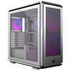 Cooler Master Masterframe 600 Mesh ARGB 200mm Tempered Glass USB 3.2 Silver E-ATX Mid Tower Kasa