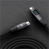 Juo 240W USB 3.1 Gen2 10Gbps E-Mark Çipli Led Display 4K 60Hz 1.25 Metre Görüntü ve Type-C Hızlı Şarj Kablosu