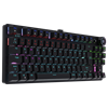 GameBooster Ryba Blue Switch RGB Siyah Mekanik Kablosuz Gaming Klavye
