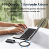 VegGieg USB 3.0 Type-C 60W 10Gbps Data ve Şarj Kablosu 1.5 Metre