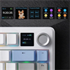 Aula F75 Max GrayWood V4 Switch Hot Swap RGB TKL Lacivert Türkçe Kablosuz Mekanik Gaming Klavye