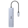 Juo Type-C 2*HDMI Dual MST 4K 60Hz Gigabit Ethernet Dönüştürücü 100W USB 3.2 Çoklayıcı Hub