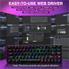 Aula Win68 HE Manyetik Switch Hot Swap TKL RGB Siyah Kablolu Gaming Klavye
