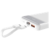 Juo JCP410-W 22.5W 10000mAH Type-C Led Ekranlı Taşınabilir Beyaz Hızlı Şarj Powerbank