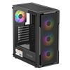 FAZEON F11 650W 80+ Bronze Tempered Glass Mesh 4x RGB Fanlı USB 3.0 Siyah ATX Bilgisayar Kasası