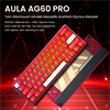 Aula AG60 Pro Aether Switch Hot Swap RGB Kıırmızı Kablosuz Gaming Klavye