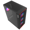 VENTO VG22A 650W Tempered Glass USB 3.0 Mesh Rainbow ATX Mid Tower Kasa + FSP 650W PSU