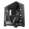FAZEON F14 850W 80+ Bronze Tempered Glass Mesh 5x ARGB Fanlı Type-C Siyah ATX Bilgisayar Kasası