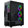 GameBooster CASTLE A651B 600W 80+ APFC RGB ATX Mid Tower Siyah Kasa