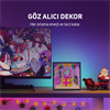 Divoom Pixoo-64 App Kontrollü Wifi Animasyonlu Gaming 64x64 Piksel LED Ekran Resim Çerçevesi