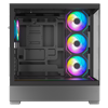 GameBooster NYVRA PRIME 750W 80+ Bronze ATX3.1 Gen5.1 SeaView ARGB E-ATX Mid Tower Siyah Kasa