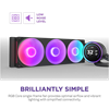 NZXT Kraken Elite 420 RGB 420mm Siyah İşlemci Sıvı Soğutucu