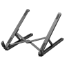 Bix Saiji X2 Taşıma Çantalı Alüminyum Siyah Notebook Laptop Standı