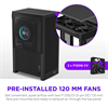 NZXT H2 Flow USB 3.2 USB-C Siyah Mini ITX Kasa