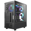 PowerBoost PB-P3602BB 850W 80+ Bronze USB 3.0 Tempered Glass Mesh ARGB Fanlı ATX Gaming Kasa