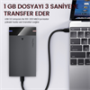 VegGieg USB 3.0 Micro B Şarj ve Data HDD Kablosu 1.5 Metre