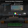 Aula F75 Seiya Switch Hot Swap TKL RGB Desenli Siyah Kablosuz Gaming Klavye
