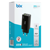 Bix BX3P66G GaN 65W Type-C USB 3.0 ve USB-A QC Üç Portlu Hızlı Şarj Cihazı