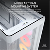 CORSAIR FRAME 4500X RS-R ARGB Tempered Glass USB 3.2 Beyaz E-ATX Mid Tower Kasa