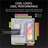 CORSAIR 3500X RS-R ARGB Tempered Glass USB 3.2 Beyaz E-ATX Mid Tower Kasa