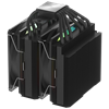 FSP MP7-BA Siyah 2x120mm ARGB 6 Bakır Borulu Kule Tipi İşlemci Soğutucu