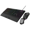 Rampage ECLIPSE RGB Türkçe Siyah Klavye Mouse Set