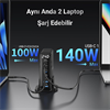 Juo 240W GaN PD 3.1 4 Type-C + 2 USB-A iPhone & MacBook & Laptop Uyumlu Şarj Aleti