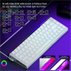 Aula Hero 68 HE Black King Switch Hot Swap TKL RGB Neon Beyaz Kablolu Gaming Klavye