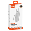 Juo JCP410-W 22.5W 10000mAH Type-C Led Ekranlı Taşınabilir Beyaz Hızlı Şarj Powerbank
