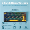 Aula F75 GrayWood V4 Switch Hot Swap RGB Siyah Kablosuz Gaming Klavye