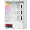 Rampage HELIOS Mesh 650W 80+ Bronze Tempered Glass RGB Beyaz ATX Gaming Kasa