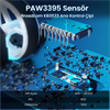 Aula SC900 Pro PAW3395 26000 DPI 8000Hz Kablosuz Beyaz Gaming Mouse