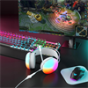 Aula S505 RGB Kablolu Yeşil Gaming Kulaklık