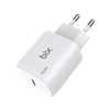 Bix BXUC30TA 30W Type-C PD 3.0 Hızlı Şarj Adaptörü ve 1 Metre 3A Type-C Şarj Kablosu