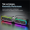 Divoom D-base 30W Masaüstü Bluetooth Siyah Gaming Hoparlör