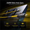 AOHI The Future Magflash 512GB 2si1 Arada 240W PD 3.1 Hızlı Şarj ve Veri Depolama&Aktarım Seti, Type-C to Type-C, USB-C Flash Bellek, Type-C SSD USB Sürücüsü