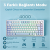 Aula F75 GrayWood V4 Switch Hot Swap RGB Buz Mavisi Kablosuz Gaming Klavye