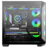 BitFenix Mirror T10 850W 80+ Bronze Tempered Glass ARGB USB 3.1 ATX Mid Tower Siyah Kasa