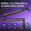Fifine BM88PRO RGB Low Profile Masaüstü Mikrofon Standı