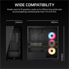 CORSAIR 3500X RS-R ARGB Tempered Glass USB 3.2 Siyah E-ATX Mid Tower Kasa