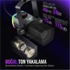Fifine Ampligame AM8PROT XLR/USB RGB Dinamik Beyaz Mikrofon Seti