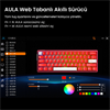 Aula AG60 Pro Aether Switch Hot Swap RGB Kıırmızı Kablosuz Gaming Klavye